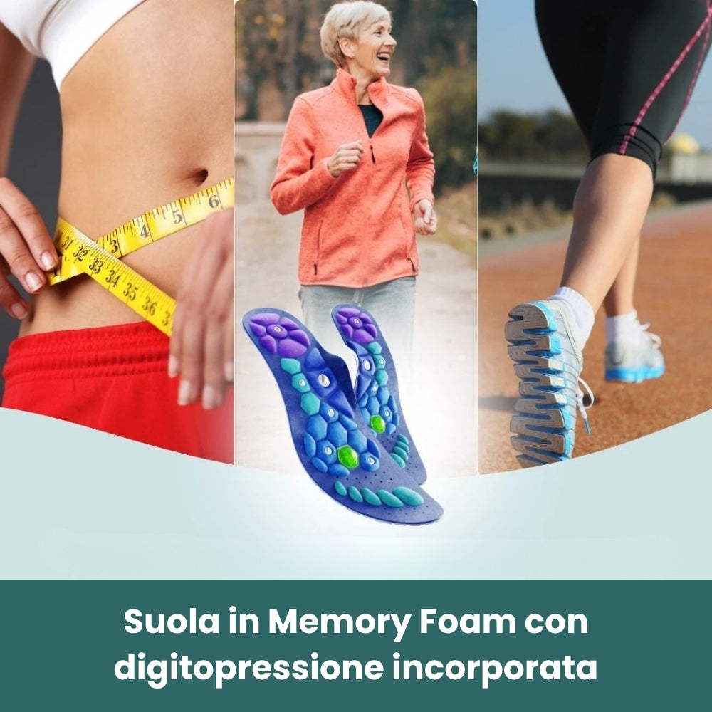 Suola Ortopedica con Digitopressione Integrata