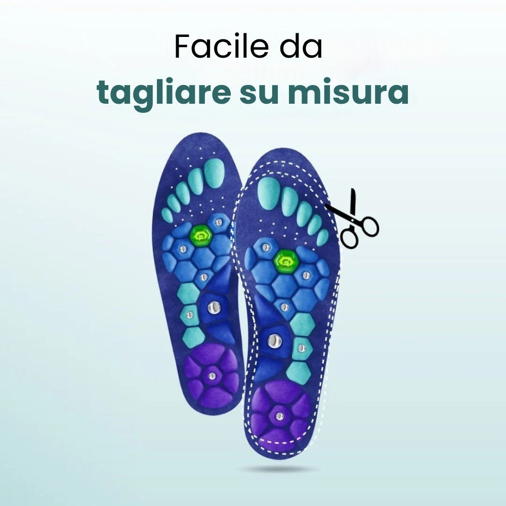 Suola Ortopedica con Digitopressione Integrata